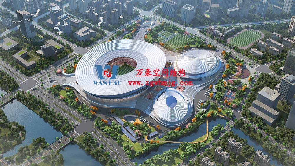 杭州余杭國際體育中心PTFE膜結(jié)構(gòu)項(xiàng)目